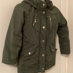 Girls Hooded Winter coat. Size 6/7